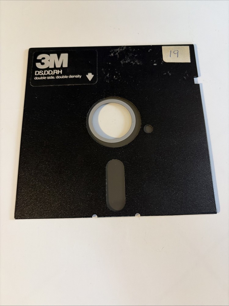 Vintage 3M Computer Floppy Disk - Untested, As-Is