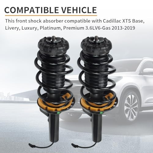 2Pcs Struts Shock Assembly Absorber w/Magnetic with spring Compatible Front