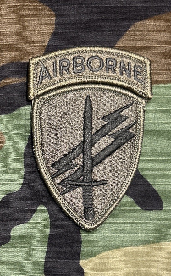 US Army CAPOC Patch BDU w/ Hook Civil Affairs/PsyOps Command