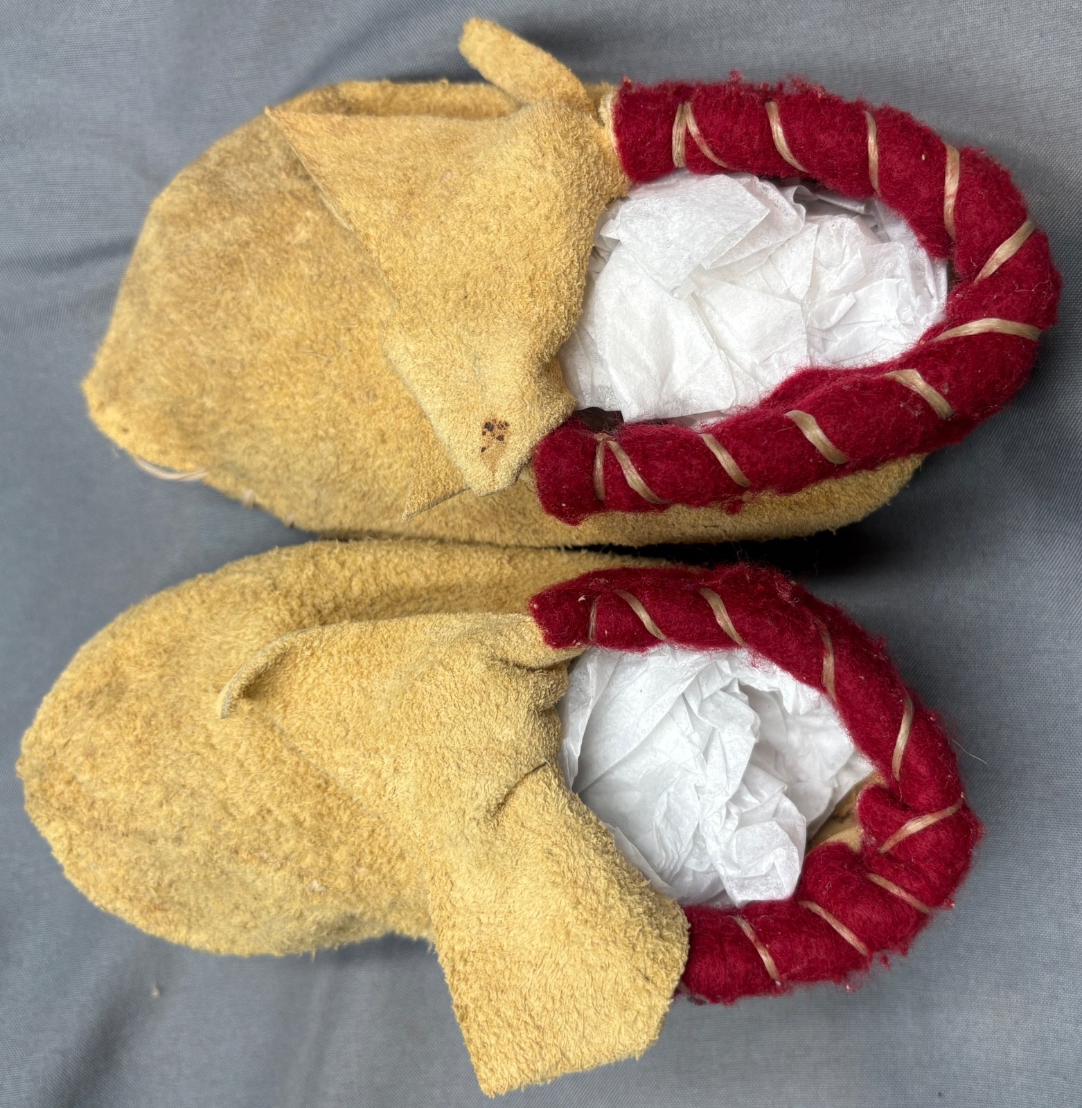 Lot of Three (3) Vintage Native American Moccasins