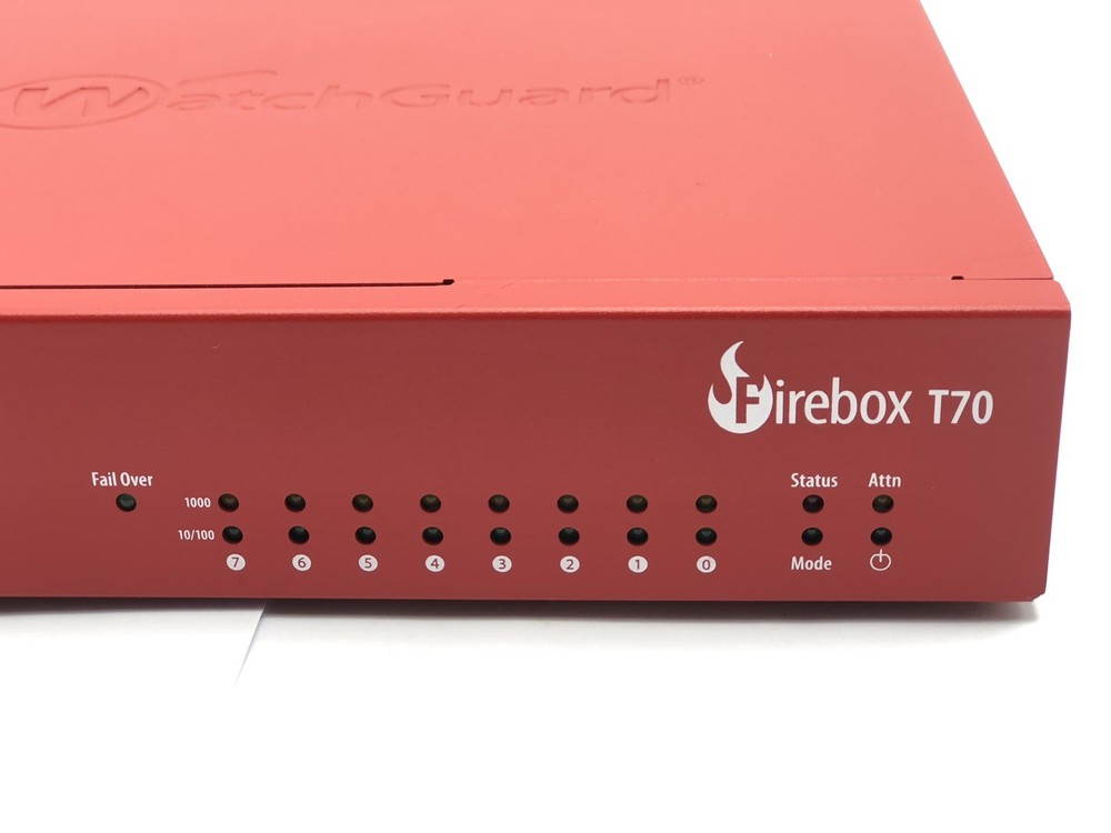 WatchGuard Firebox T70 Network Security Firewall WS7AE8