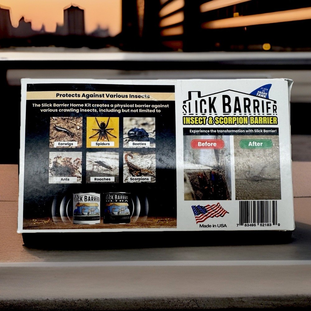 Slick-Barrier Home-Kit Ultimate Pest Control Solution for Insects/ Rodents