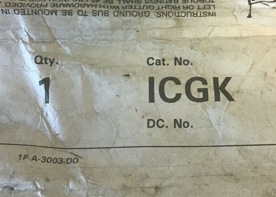 ITE ICGK GROUND BUS KIT