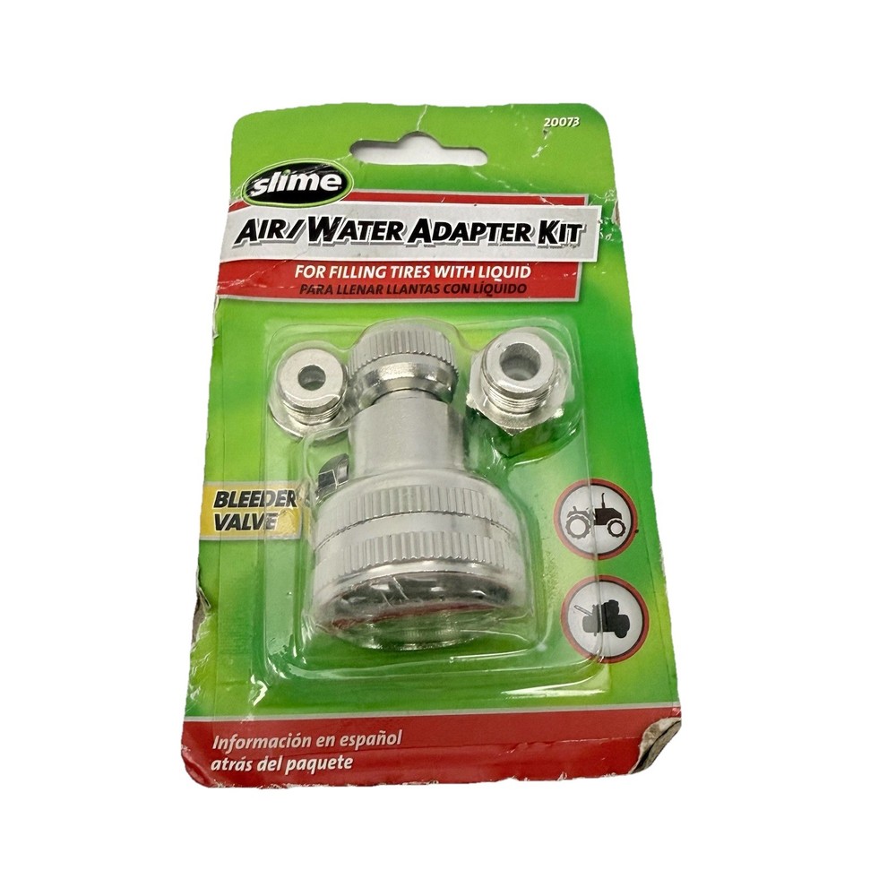 SLIME 20073 SILVER AIR/WATER ADAPTER KIT