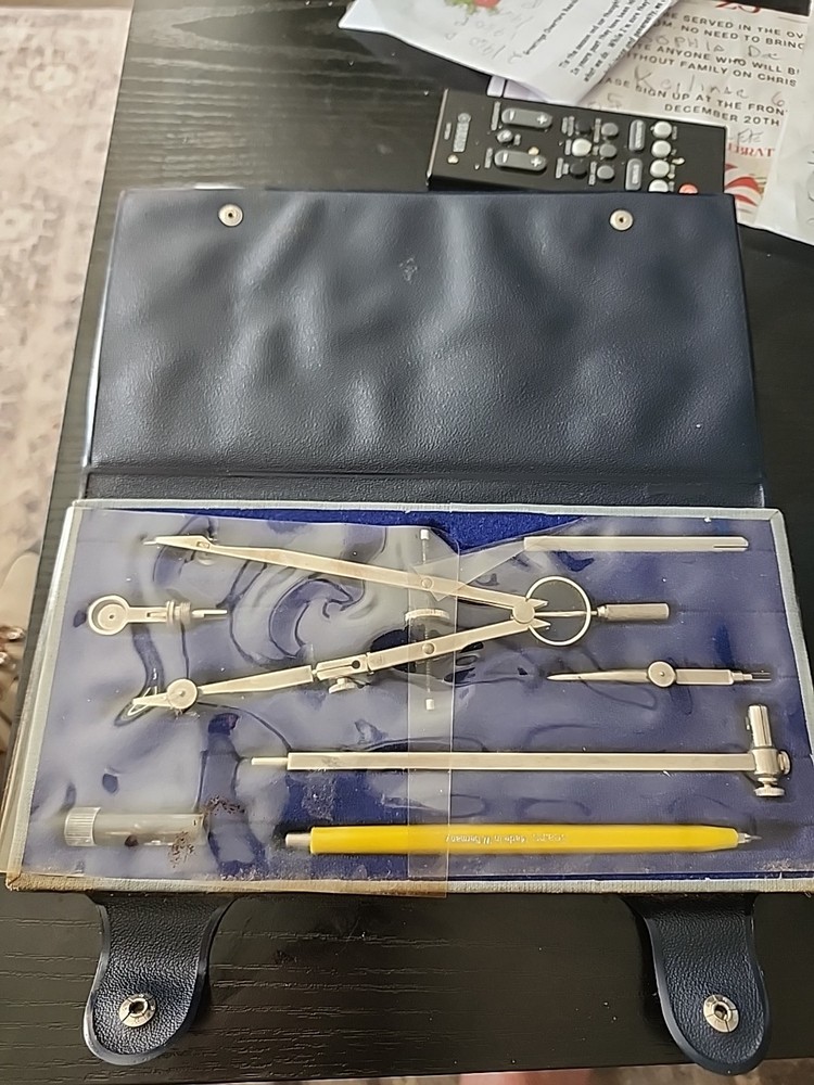 1960s sears precision drafting kit never used.. marking is sears west germany