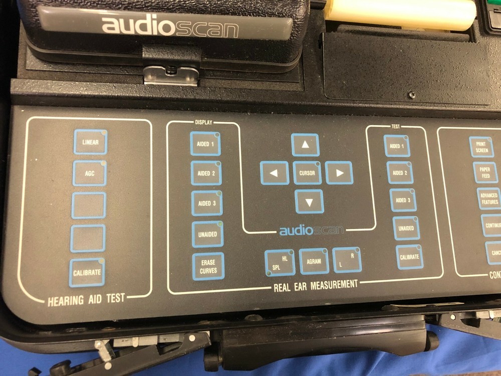 Audio Scan RM500 Hearing Aid Analyzer Case AS IS UNTESTED See details