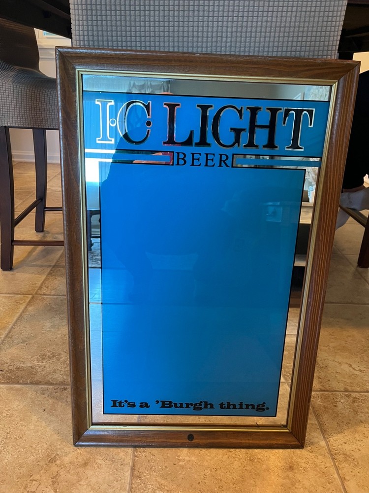 Iron City Light Beer It's a "Burgh Thing" Mirror