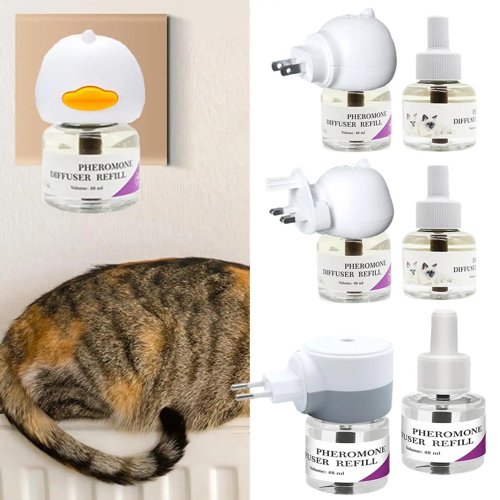 Long-Lasting Cat Pheromone Diffuser Pheromone Diffuser to Calm Pets Quiet Comfor