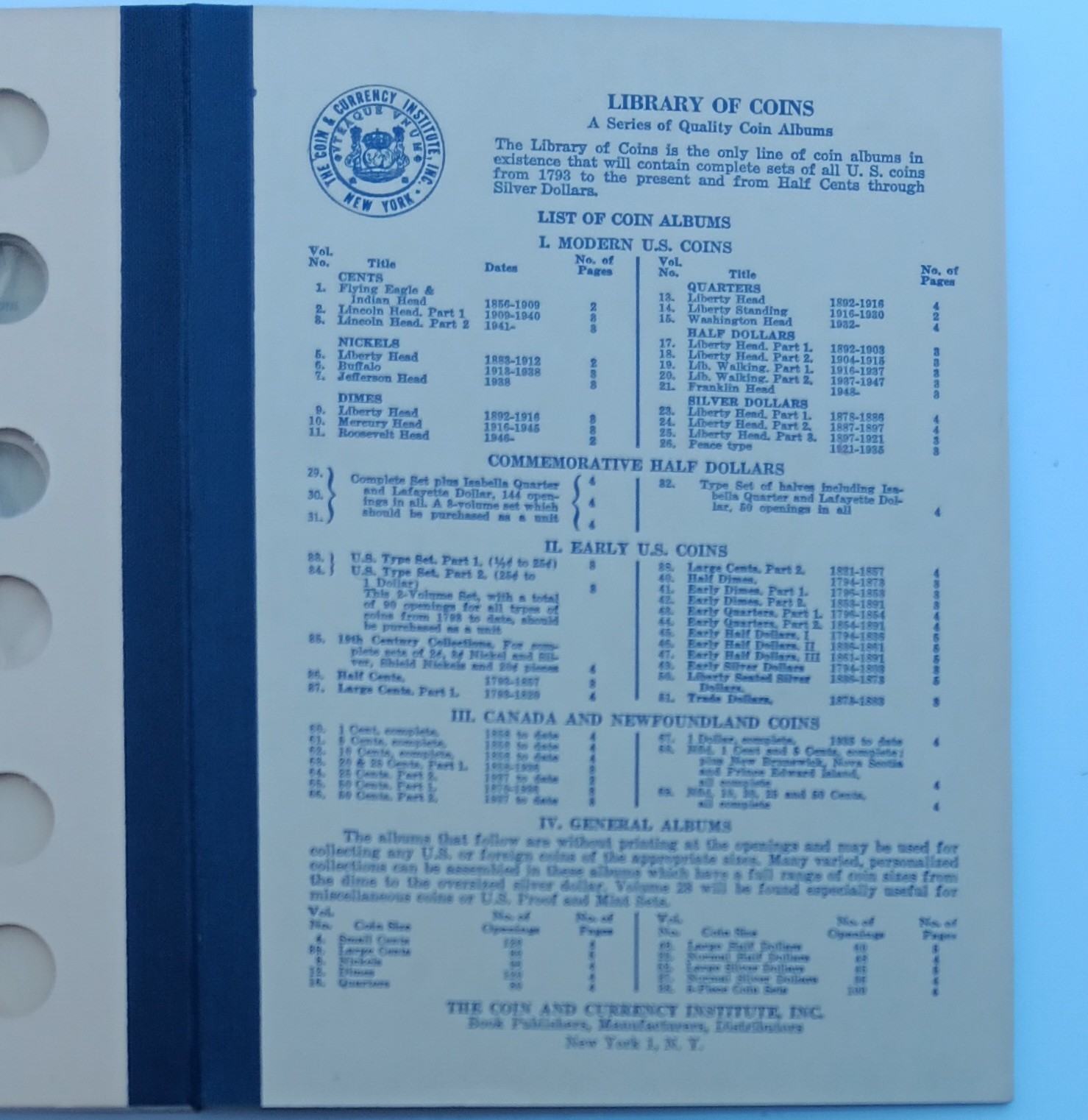 Library Of Coins 1796-1853 Early Draped Capped Seated Dimes Vol. 41 Part 1 Album