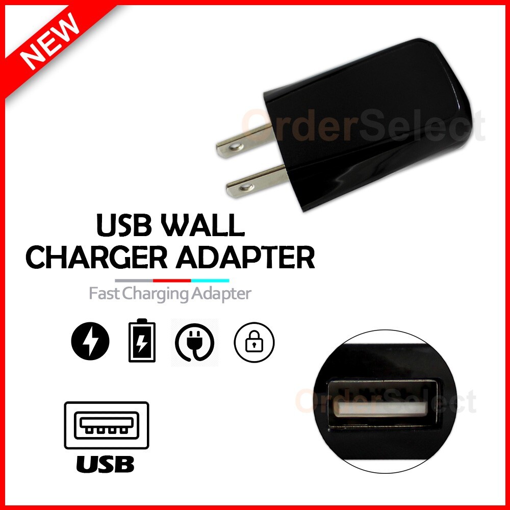 USB Wall Charger Mini Fast Adapter for Android Amazon Fire HD 10/10 Plus (2021)
