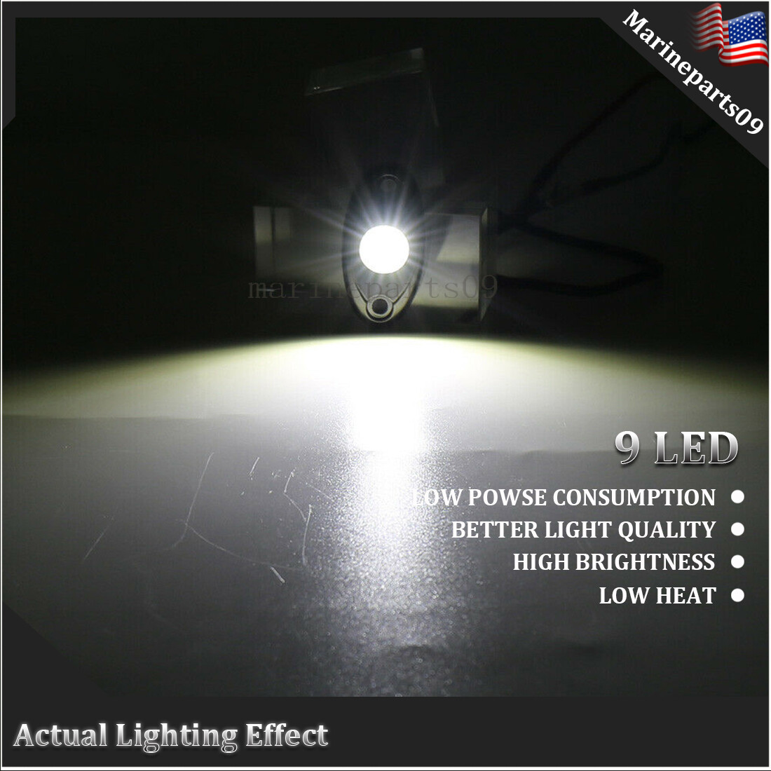 LED Rock Lights for ATV Offroad Truck Boat Underglow Underbody Fender Light Seal