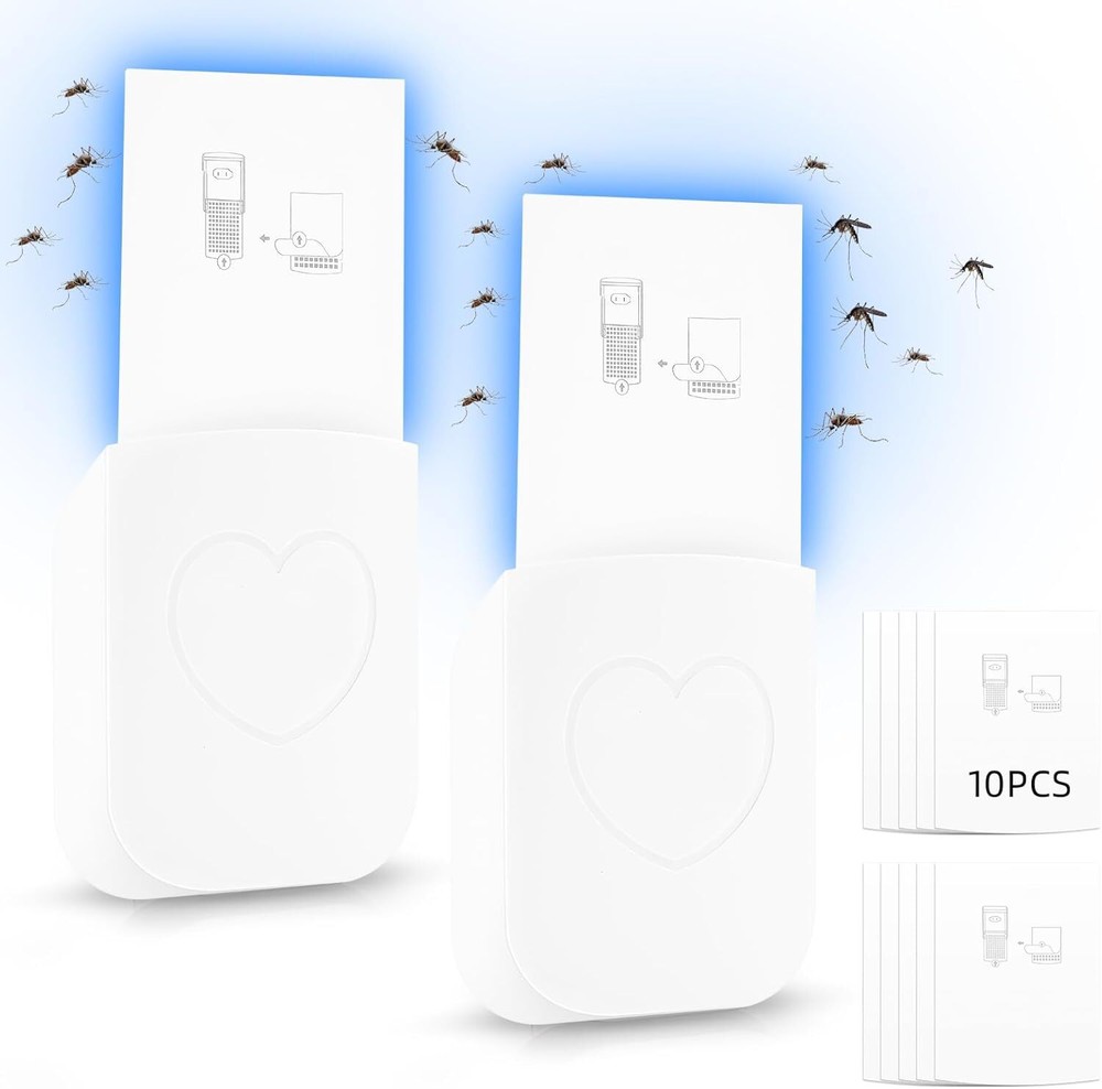 Indoor Flying Insect Trap UV Night Light Bug Catcher