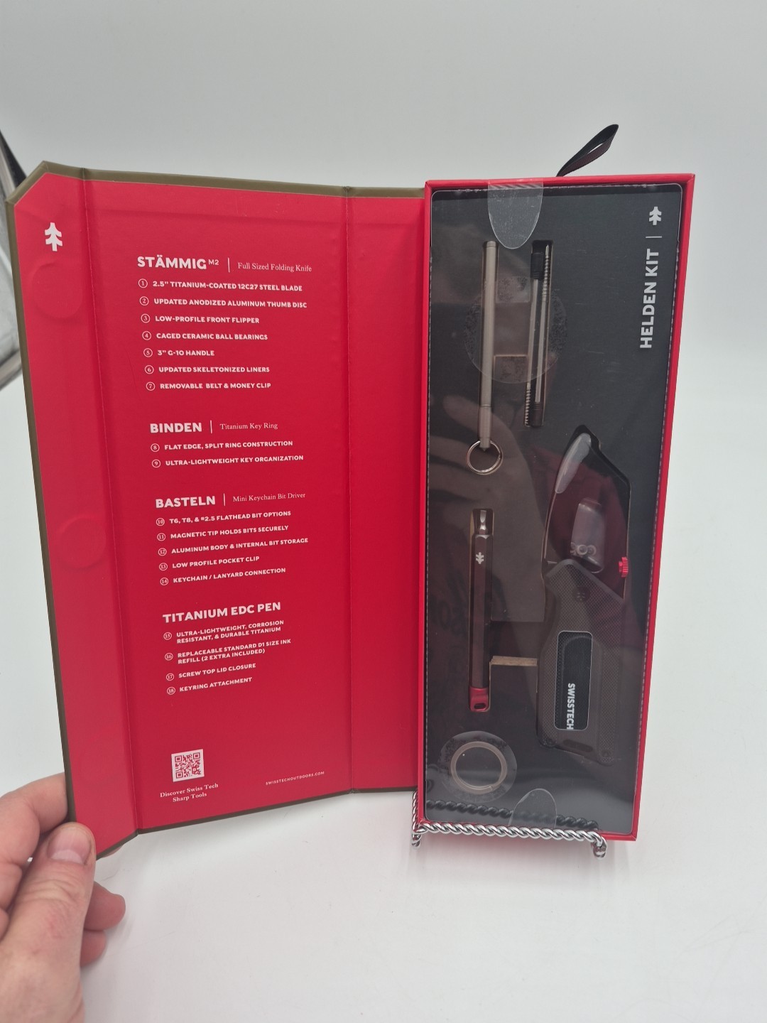 Swiss Tech 4-in-1 EDC Essential Multitools Knife Kit