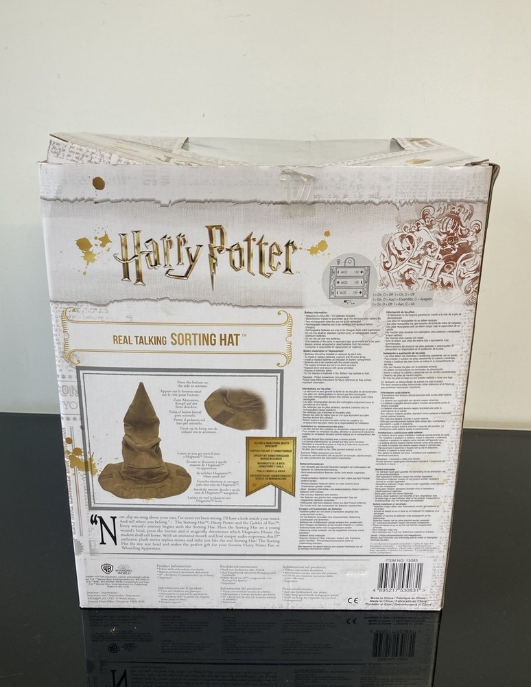 Harry Potter Wizarding World Interactive Talking Sorting Hat Working Boxed