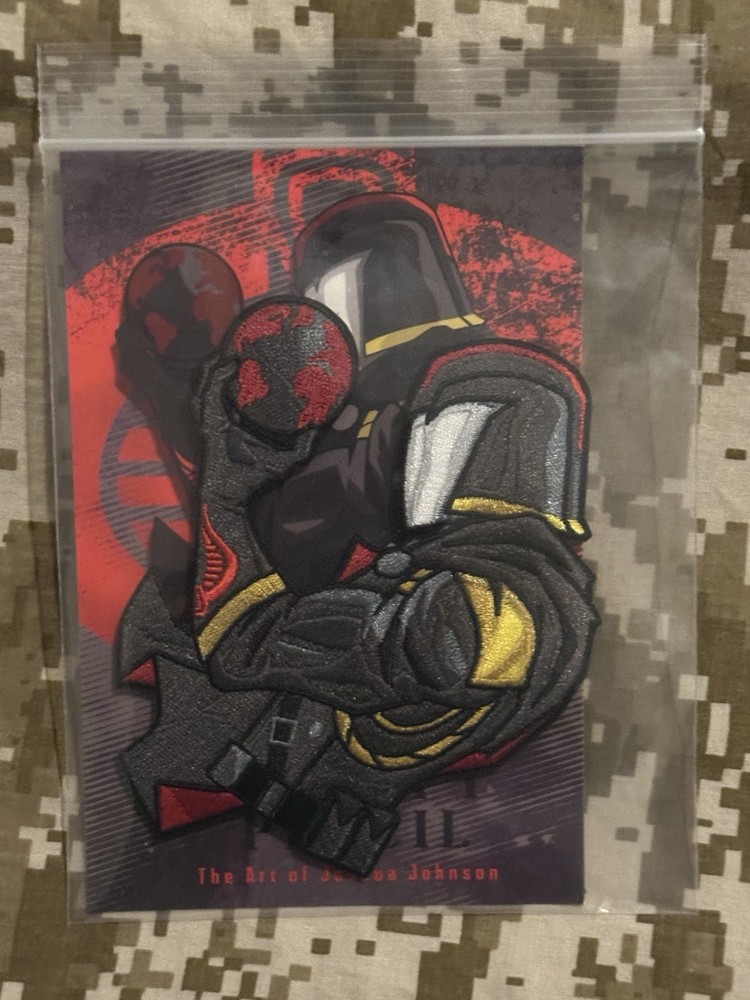 The Grumpy Pencil Cobra Commander Shooter Embroidered Patch Variant