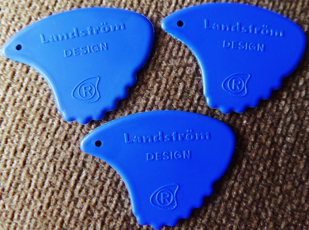 Landstrom Sharkfin Plectrums 3 Picks (Heavy)