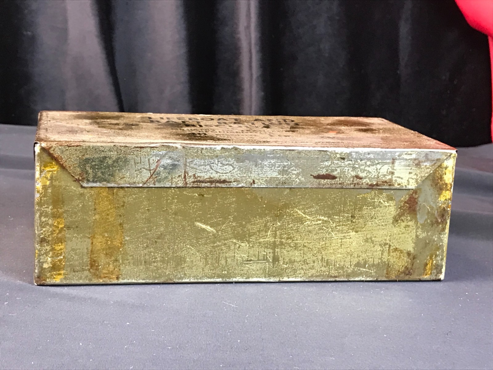 Vintage QUEEN MARY LIFEBOAT & RAFT RATION BISCUITS Sealed Tin