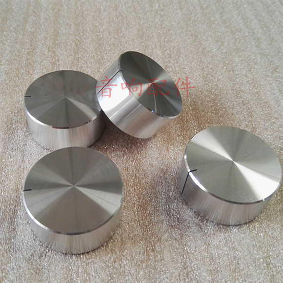 HIFI Aluminum Silver Knob 32*15 Amplifier DAC Audio Volume Potentiometer Knobs