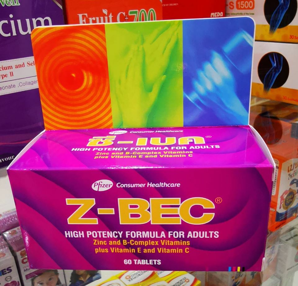 2 Bottles Z-BEC Multivitamins High Potency Formula For Adults 60 Tablets