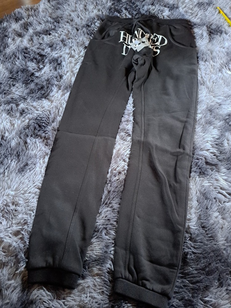 Hundred Dreams Black Drawstring Joggers Size M BNWT