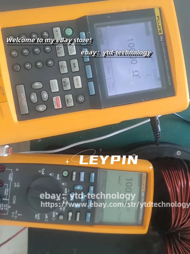 Fluke 744 Record multi-function process calibrator/used /UPS#ytd