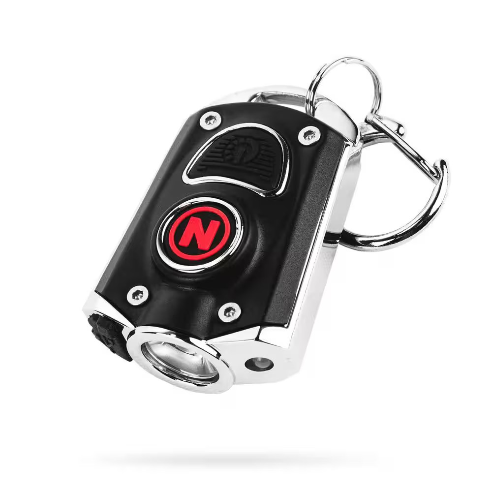 400-Lumens Rechargeable Battery LED Keychain Flashlight