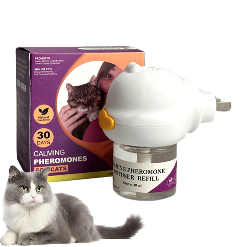 Pheromone Diffuser For Cats Cat Pheromone Plug-In Relaxants Start Kit For Anxiet