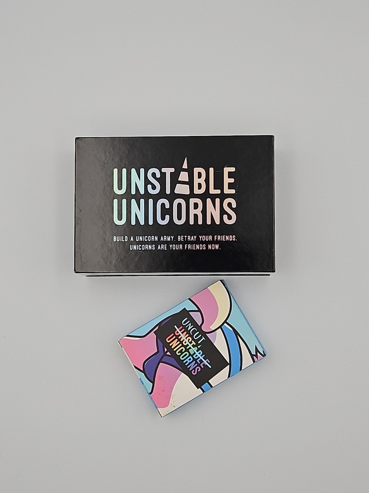 Unstable Unicorns + NSFW Uncut Unicorns (Flawed Box) 2017 Kickstarter Release