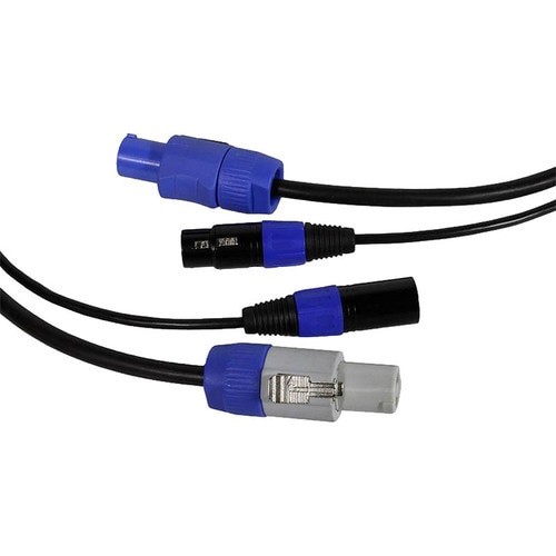 Blizzard DMX5PC-10 Cool Cable powerCON & DMX 5-Pin Combo Cable (10')