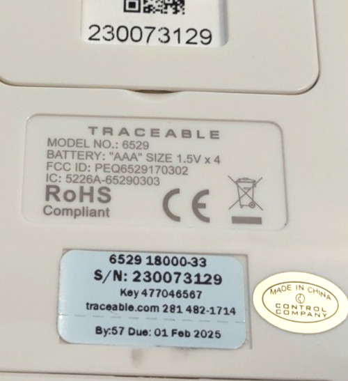 Traceable 6529 Wi-Fi Data-Logging Barometer 6529TR