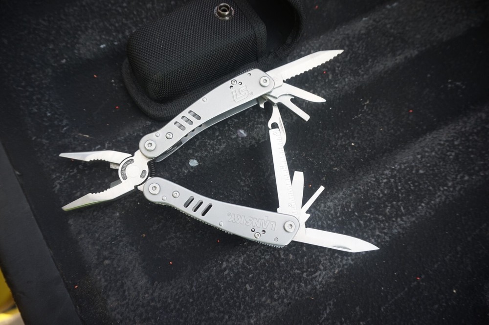 Lansky 20 Function Multi-Tool + 10 Socket Bit Set, Stainless Steel #LMT100B