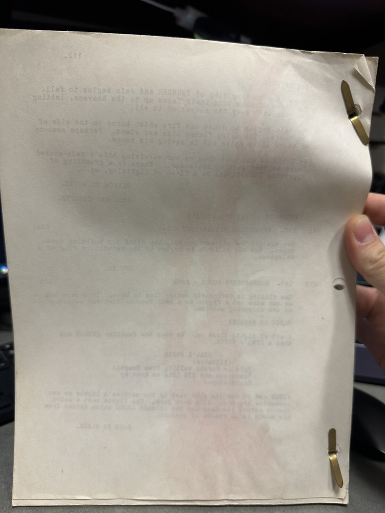 976-EVIL Directed By Robert Englund Third Draft Script