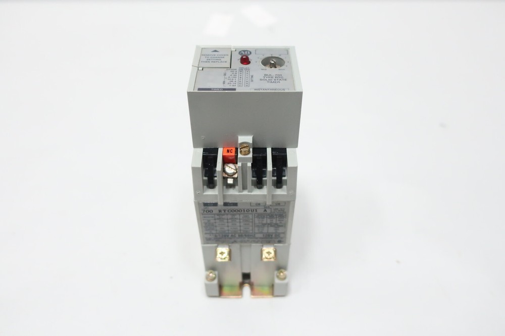 Allen Bradley 700-RTC00010U1 Solid State Timer 120v-ac 120v-dc