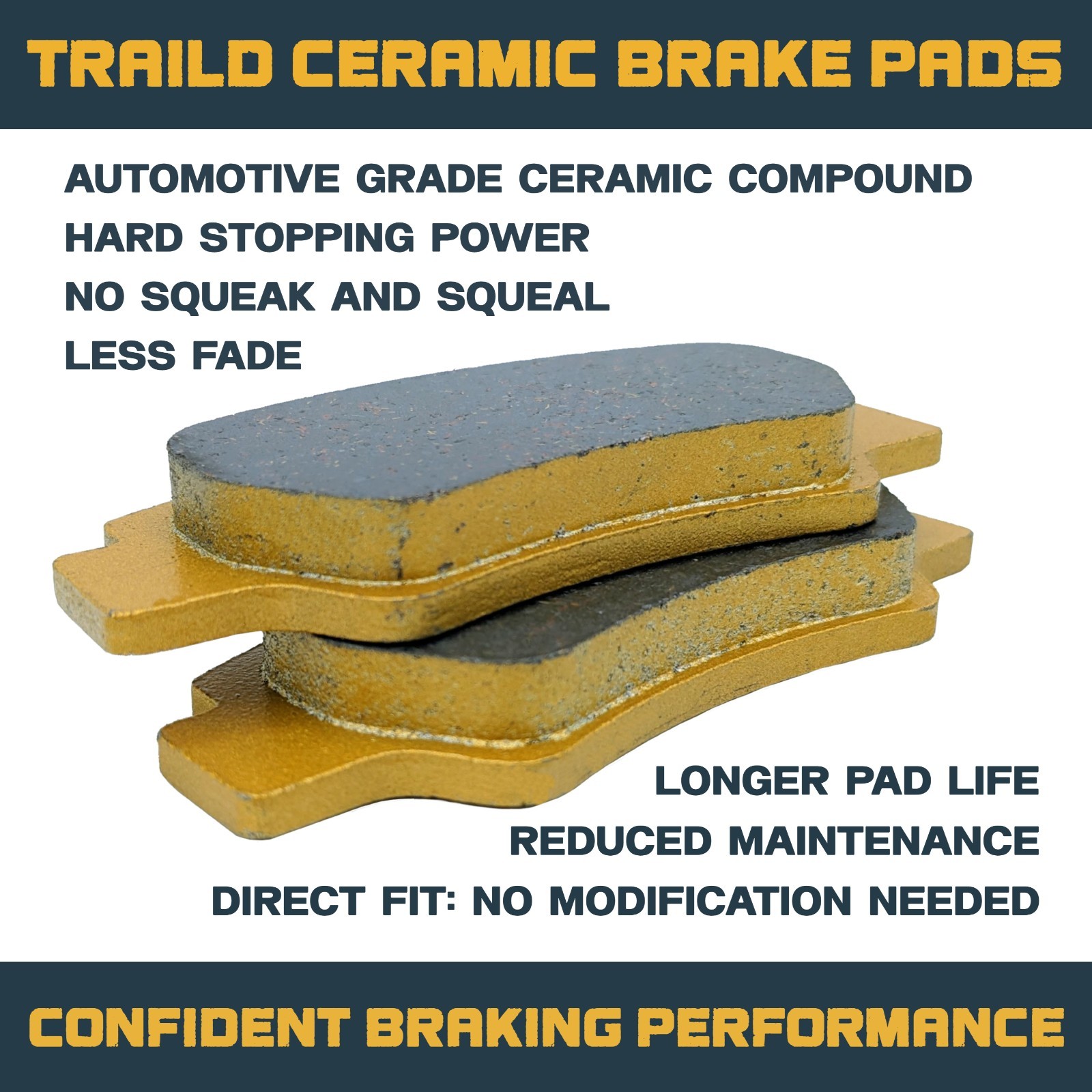 Honda VTX 1800 2002-2008 Ceramic Brake Pad Full Vehicle Set