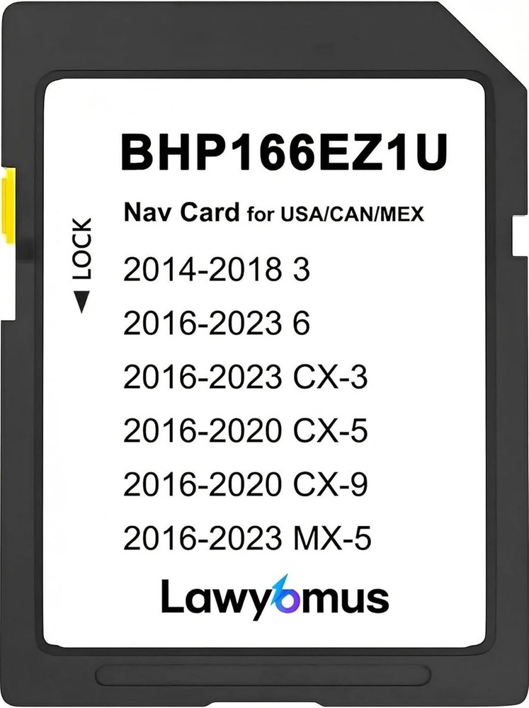 Durable and Fast CX5 Navigation SD Card - Compatible with Select Mazd* Models