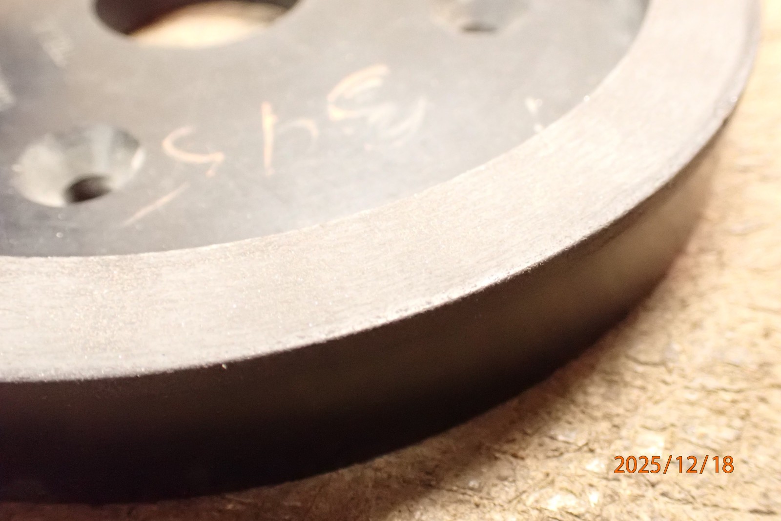 2, OLDER 6" TOOL GRINDER DIAMOND WHEELS