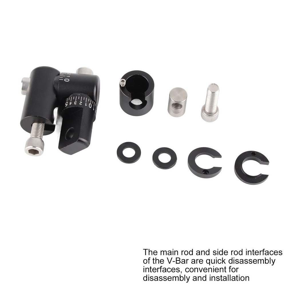 Adjustable Compound Bow Rod Stabilizer Archery Single Sided V‑Bar for Quick WT