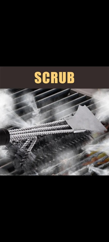 grill brush and scraper