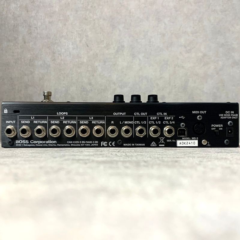 BOSS MS-3 Multi Effects Switcher Black Used