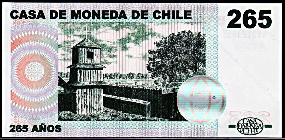 CHILE, POLYMER Test Note Securency Substrate intaglio Specimen, Pablo Neruda, T3