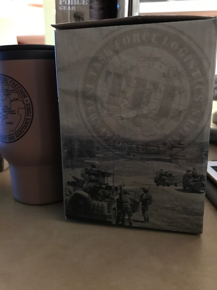 ARMY Operation Enduring Freedom 16 oz Stainless Coffee Mug Security Task Force