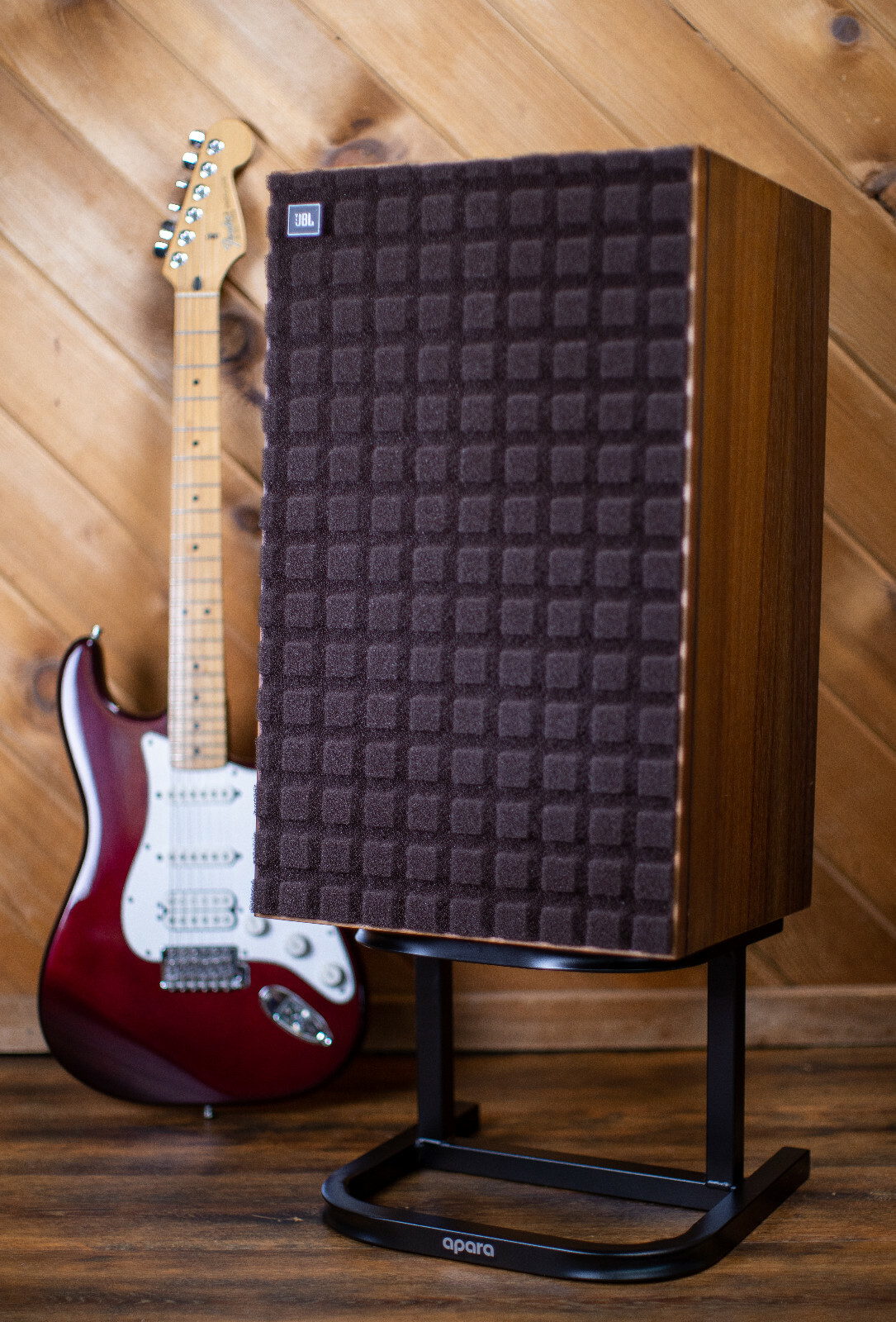 APARA™ Vintage Speaker Stands   Black Powder-Coated Steel  (One Pair)