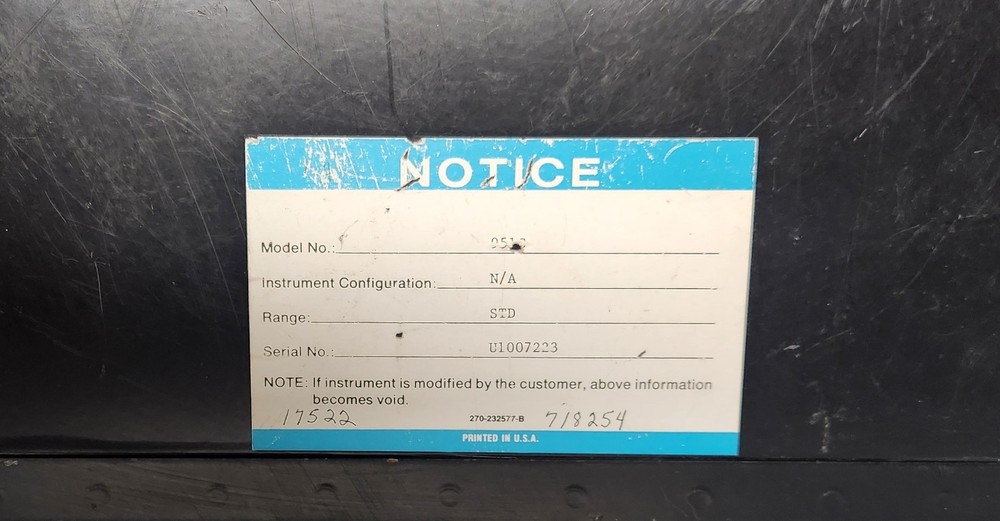 Rosemount 951C PPM NOx Analyzer