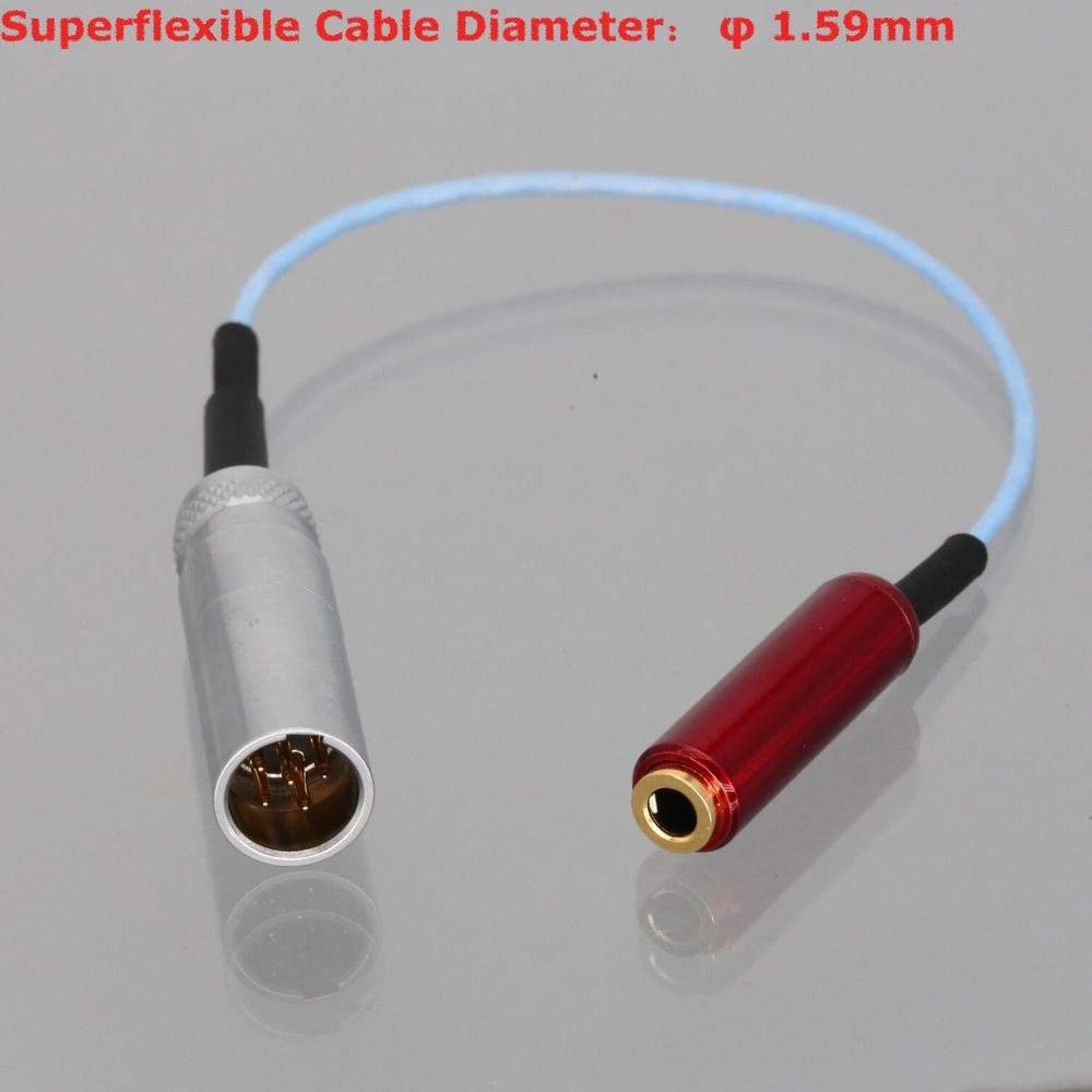 Mini-XLR 5Pin Male to 3.5mm Stereo Socket Cable Microphone Wireless Transmitter