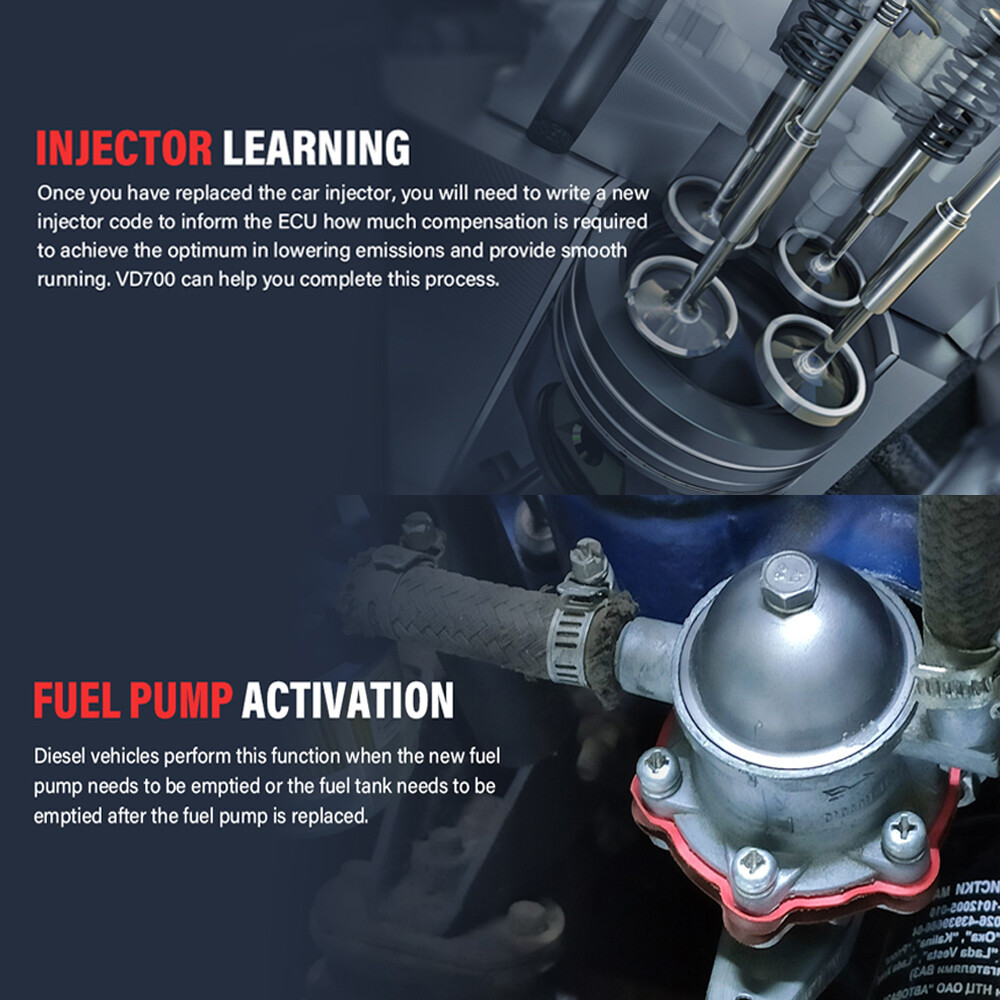 ANCEL VD700-US For VW Car OBD2 Scanner Fault Code Reader All System Diagnostic