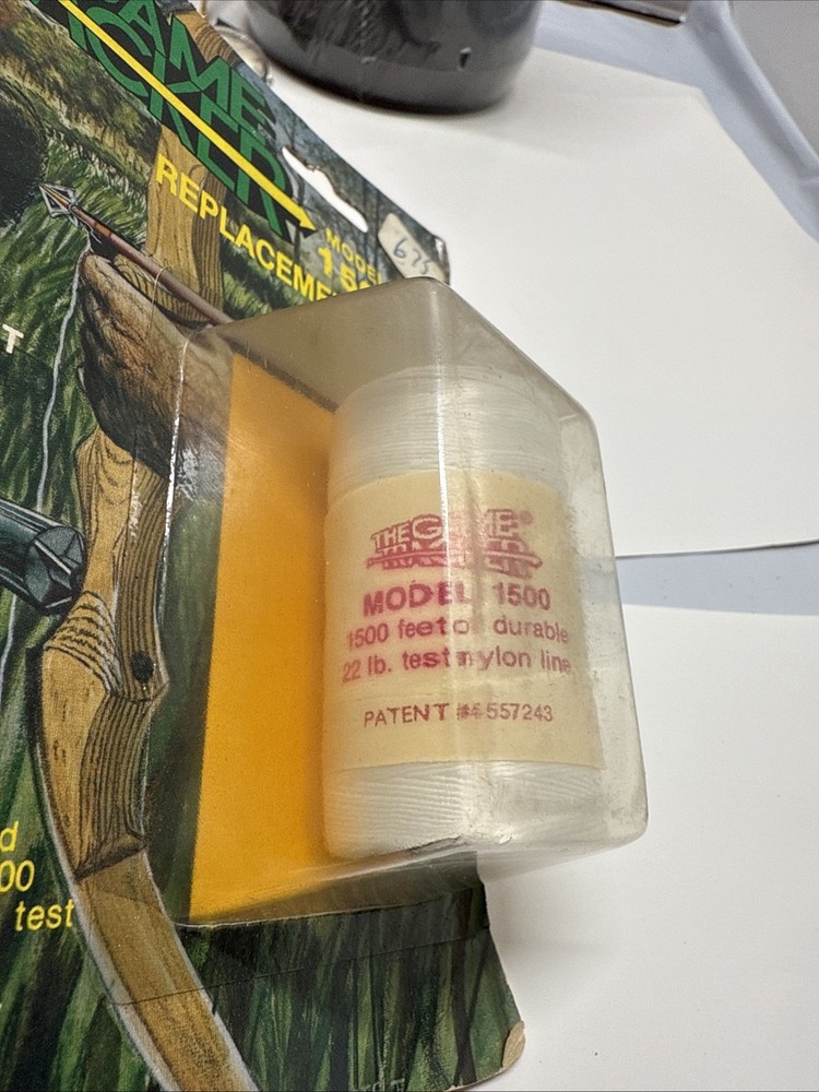 Game Tracker Replacement Spool Model 1500 New Old Stock 1500 Feet