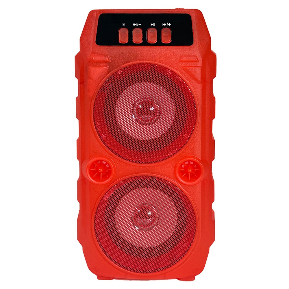 2500W PORTABLE BLUETOOTH RECHARGEABLE SPEAKER WITH TRANSLUCENT MOTION LIGHTS TWS