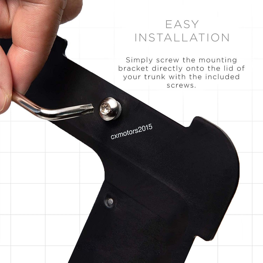 REAR LICENSE PLATE BRACKET FOR BMW E46 E60 E61 E71 E90 E92 +6 SCREWS 2 FASTENERS