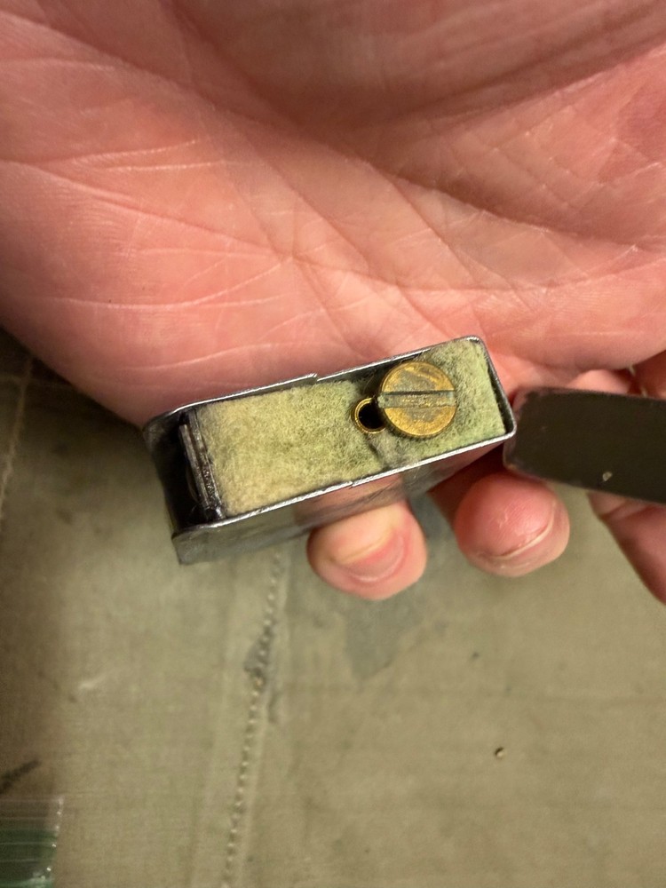 ORIGINAL WWII US ARMY TANKER STYLE OD PARK MADE LIGHTER