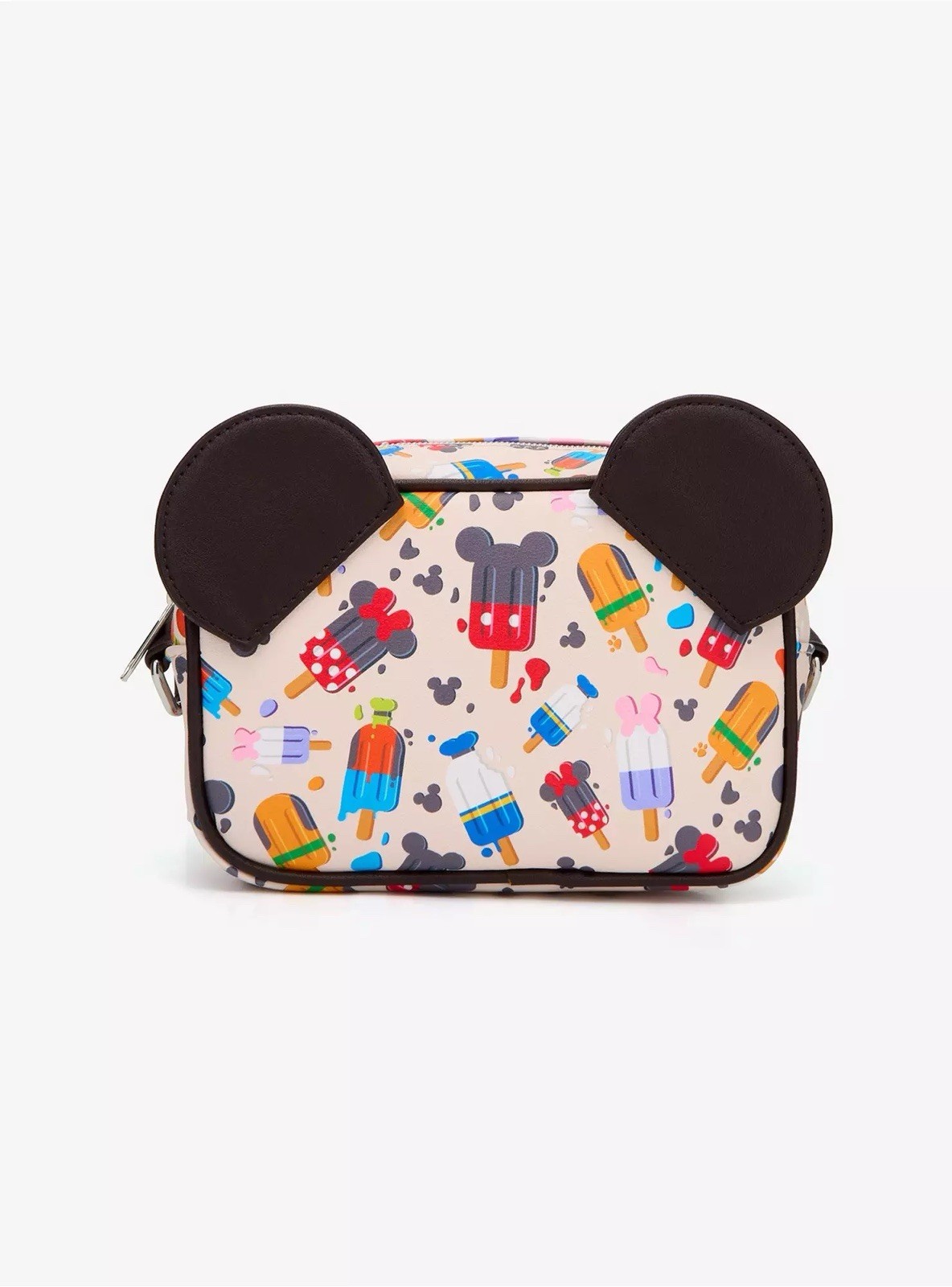 Loungefly Disney Mickey Mouse & Friends Popsicles Figural Crossbody Bag NEW